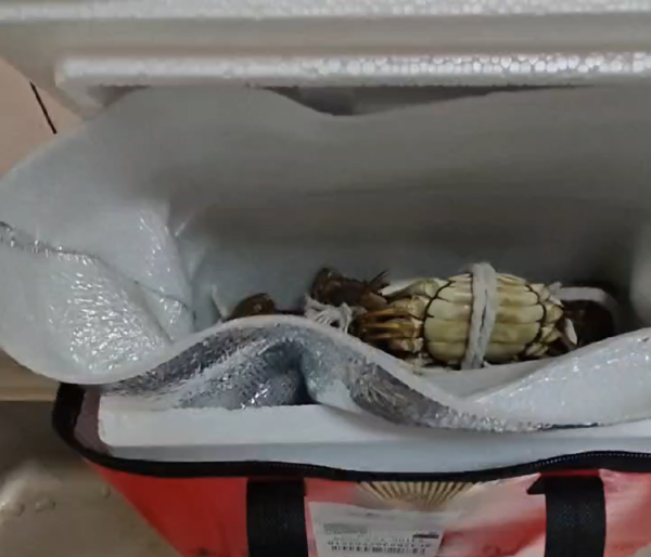 聚财略 谁给吃了？直播间“不低于4.1两的螃蟹”净重仅3两多