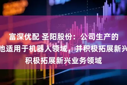 富深优配 圣阳股份：公司生产的圆柱锂电池适用于机器人领域，并积极拓展新兴业务领域